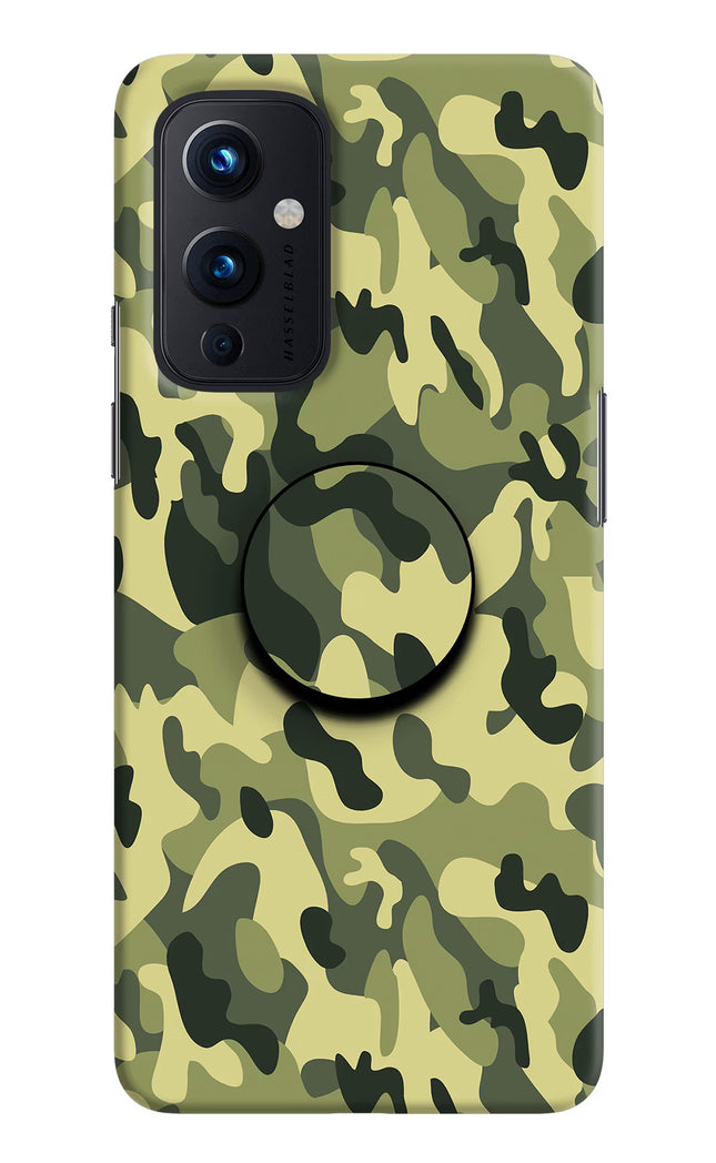Camouflage Oneplus 9 Pop Case by Casekaro