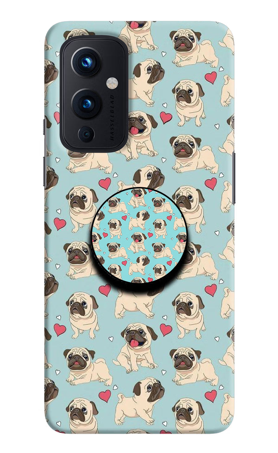 Pug Dog Oneplus 9 Pop Case, Hard case