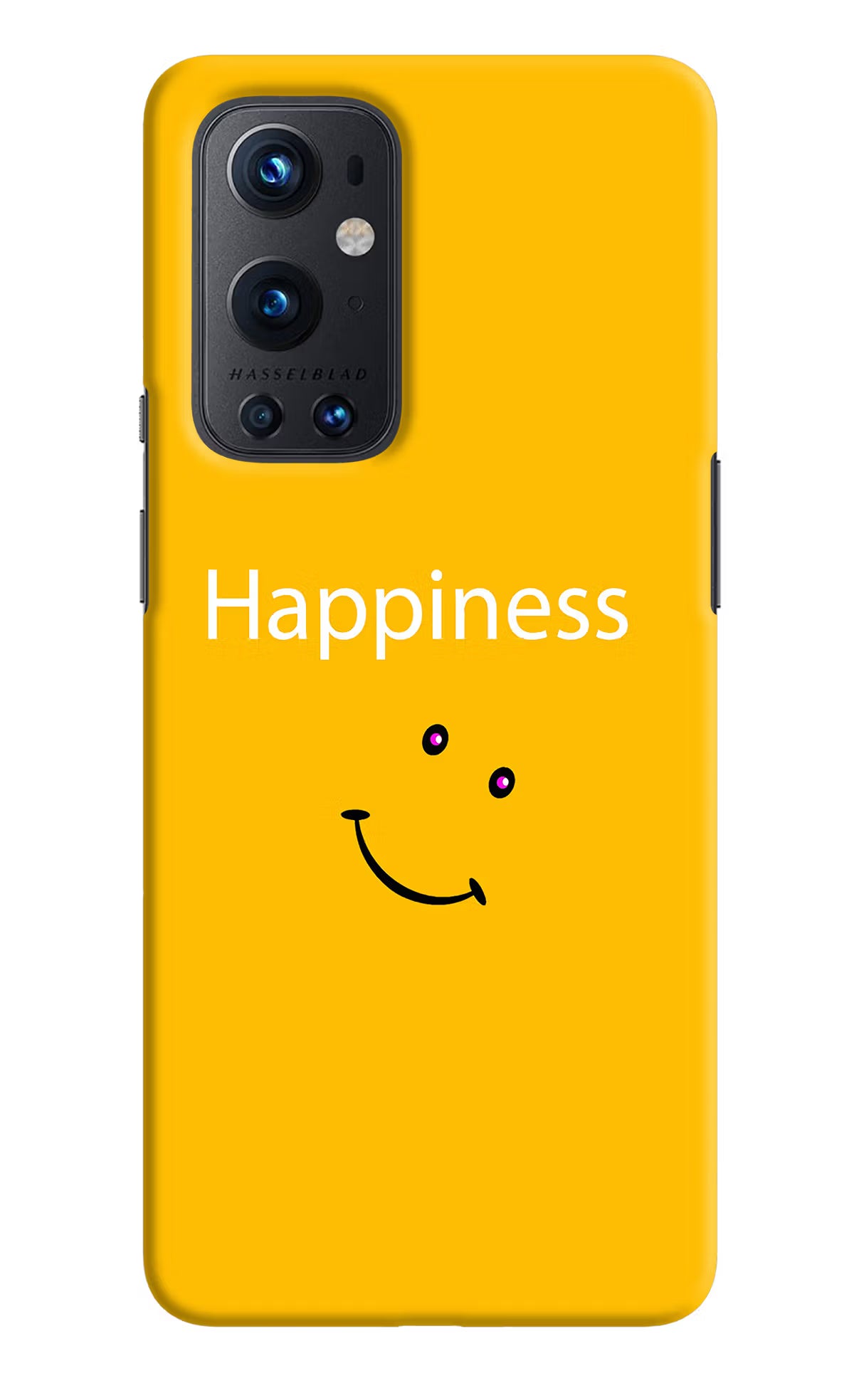 Happiness With Smiley Oneplus 9 Pro Hard Case Back Cover by Casekaro