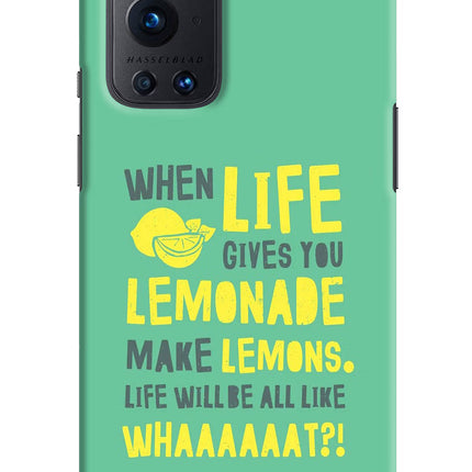 Quote Oneplus 9 Pro Hard Case Back Cover by Casekaro