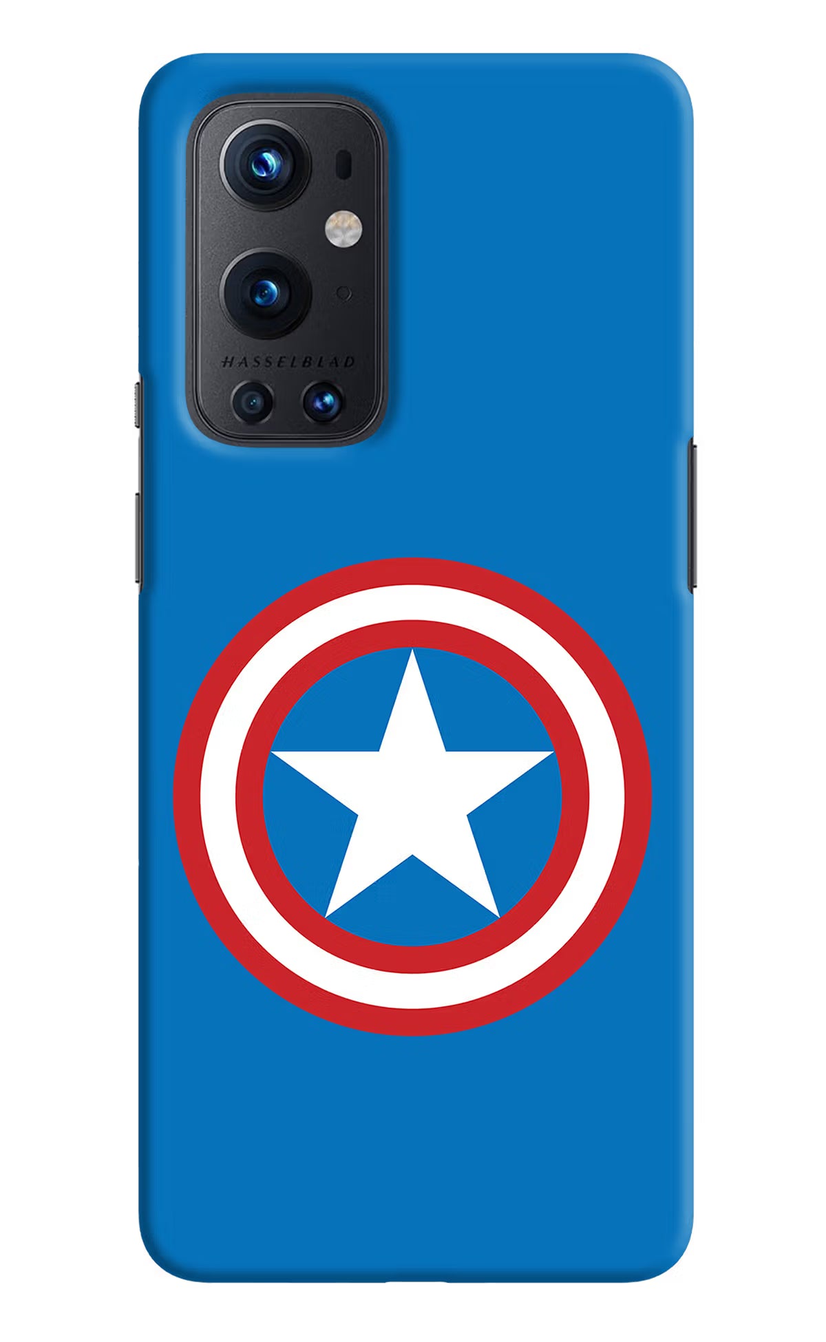Captain America Logo Oneplus 9 Pro Hard Case Back Cover by Casekaro