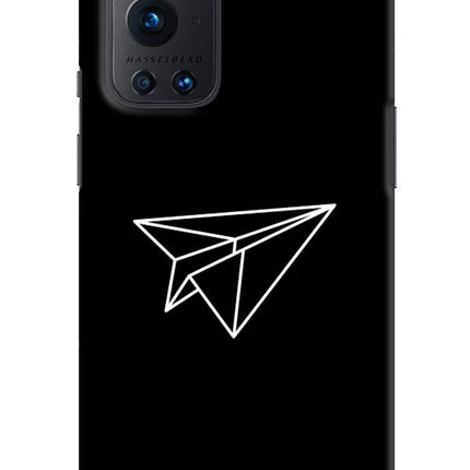 Paper Plane White Oneplus 9 Pro Hard Case Back Cover by Casekaro