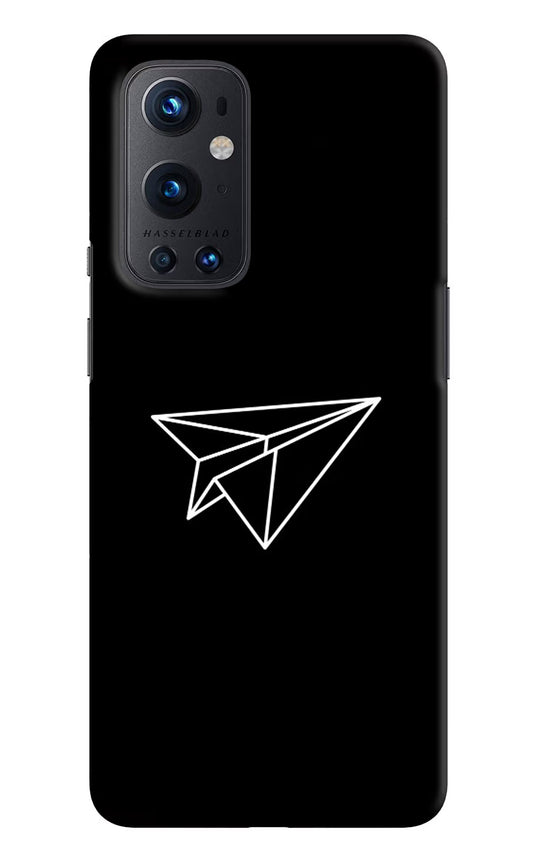 Paper Plane White Oneplus 9 Pro Hard Case Back Cover by Casekaro