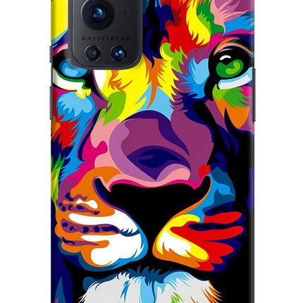 Lion Oneplus 9 Pro Hard Case Back Cover by Casekaro