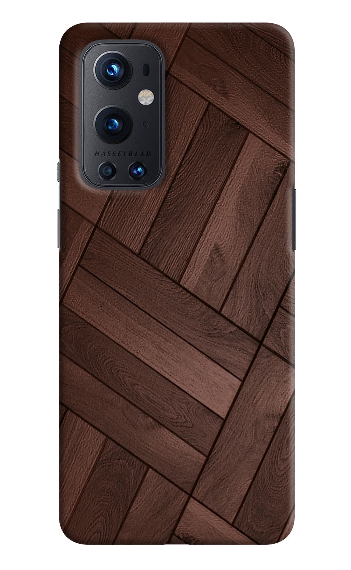 Wooden Texture Design Oneplus 9 Pro Hard Case Back Cover by Casekaro