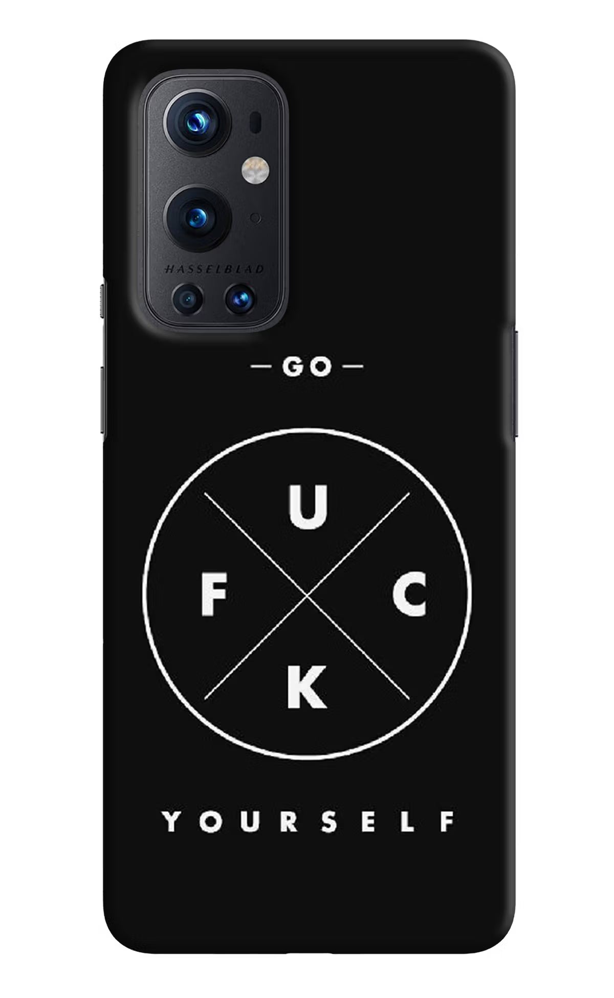Go Fuck Yourself Oneplus 9 Pro Hard Case Back Cover by Casekaro