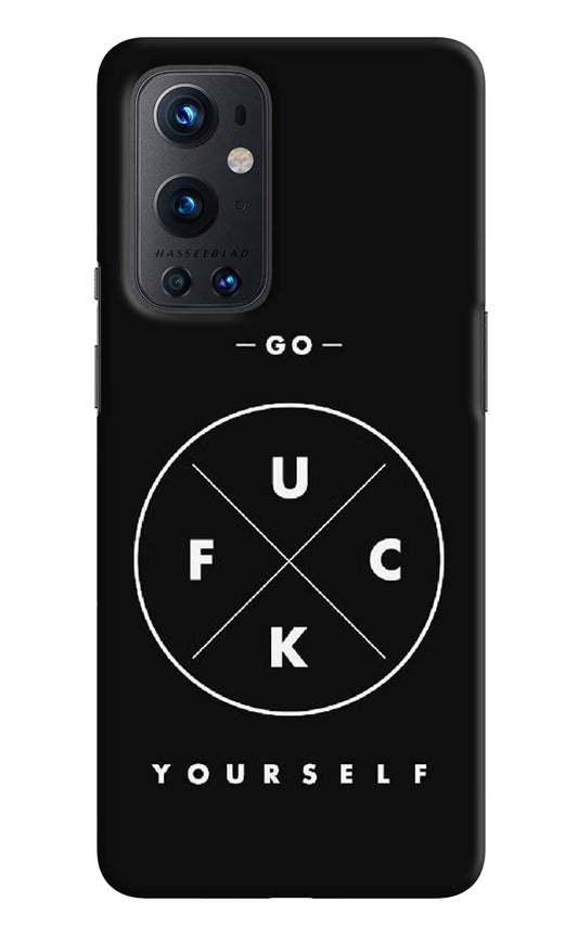Go Fuck Yourself Oneplus 9 Pro Hard Case Back Cover by Casekaro