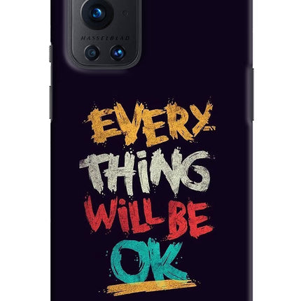 Everything Will Be Ok Oneplus 9 Pro Hard Case Back Cover by Casekaro