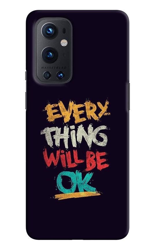 Everything Will Be Ok Oneplus 9 Pro Hard Case Back Cover by Casekaro