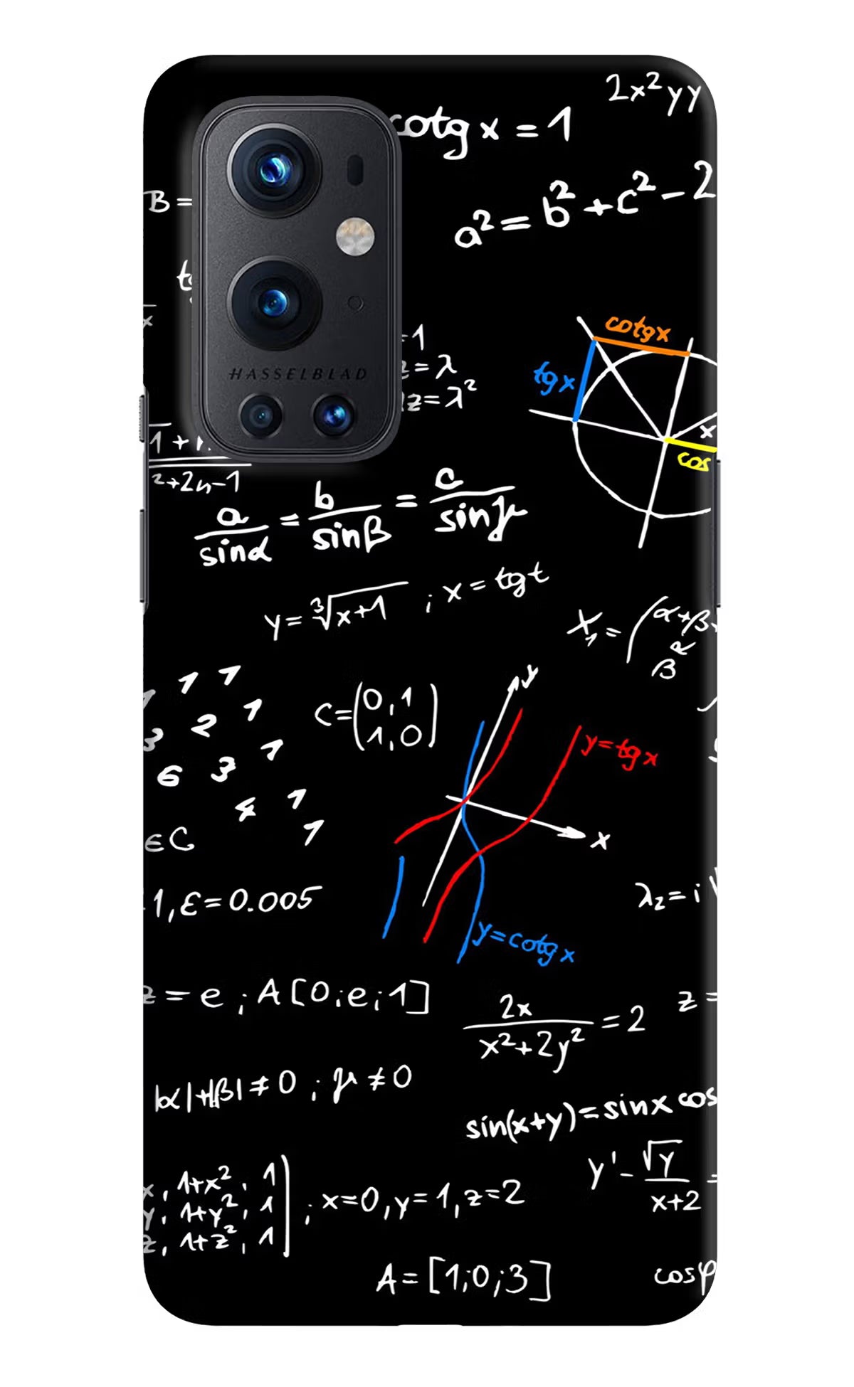 Mathematics Formula Oneplus 9 Pro Hard Case Back Cover by Casekaro