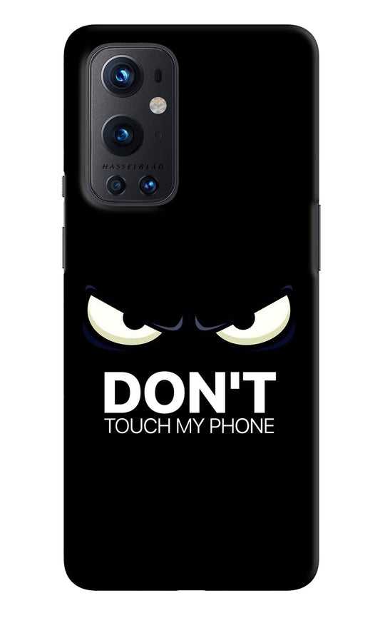 Don'T Touch My Phone Oneplus 9 Pro Hard Case Back Cover by Casekaro