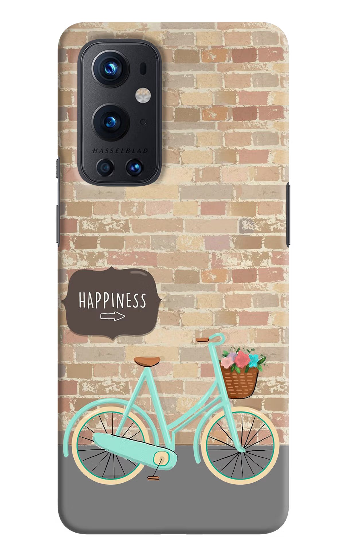 Happiness Artwork Oneplus 9 Pro Hard Case Back Cover by Casekaro