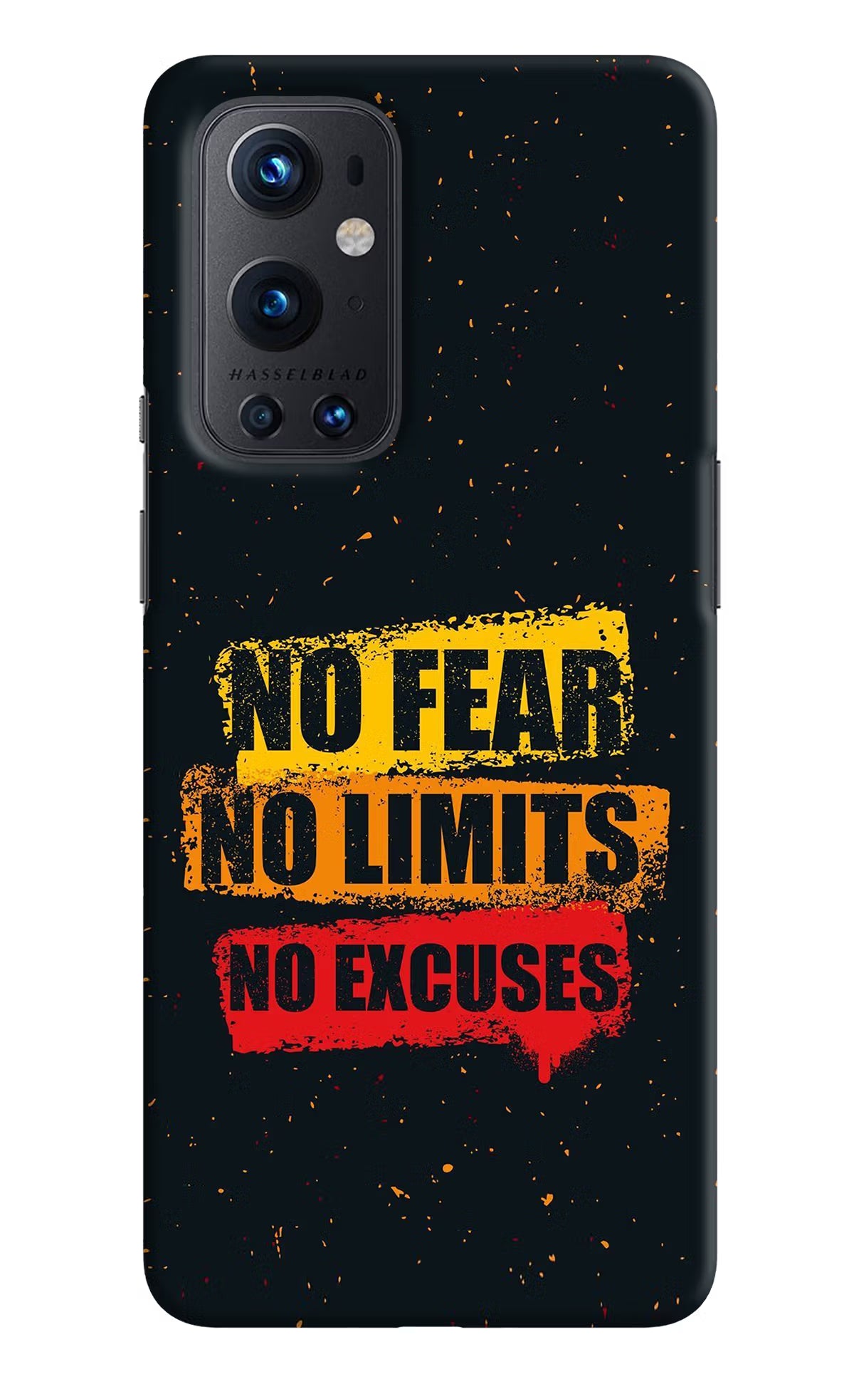 No Fear No Limits No Excuse Oneplus 9 Pro Hard Case Back Cover by Casekaro