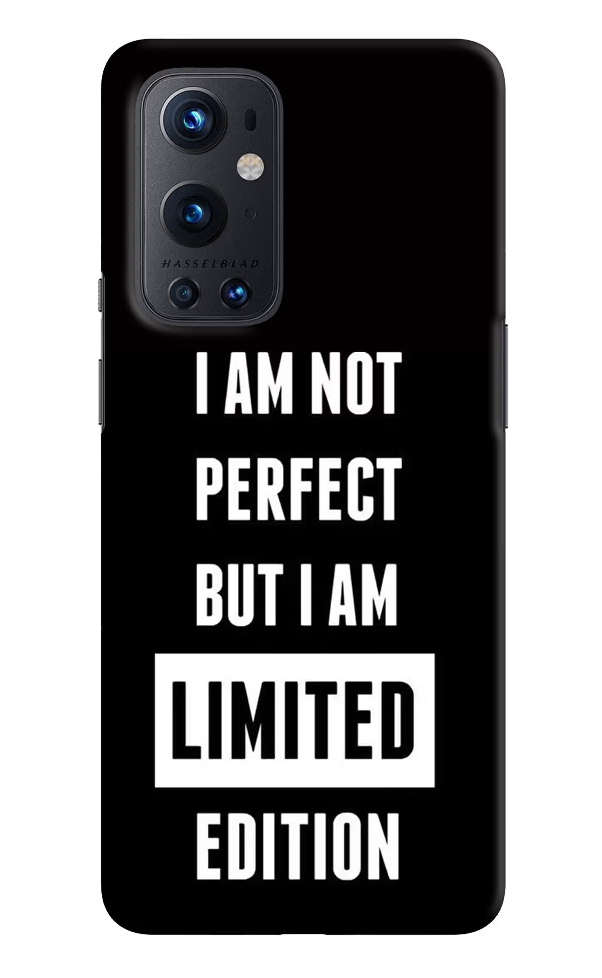 I Am Not Perfect But I Am Limited Edition Oneplus 9 Pro Hard Case Back Cover by Casekaro