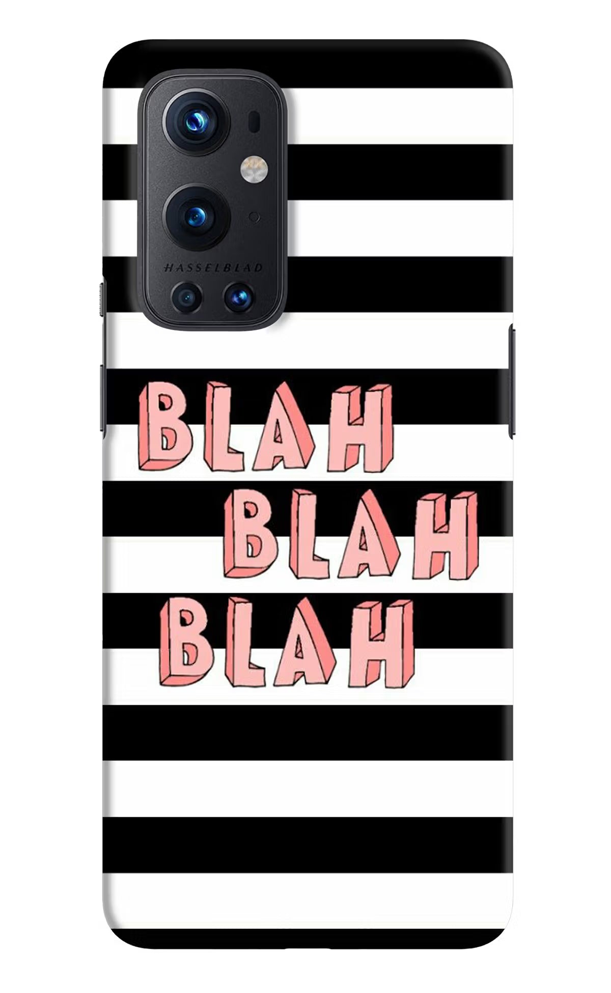 Blah Blah Blah Oneplus 9 Pro Hard Case Back Cover by Casekaro