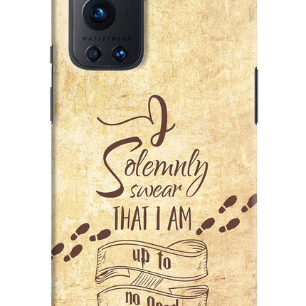 I Solemnly swear that i up to no good Oneplus 9 Pro Hard Case Back Cover by Casekaro