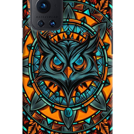 Angry Owl Art Oneplus 9 Pro Hard Case Back Cover by Casekaro