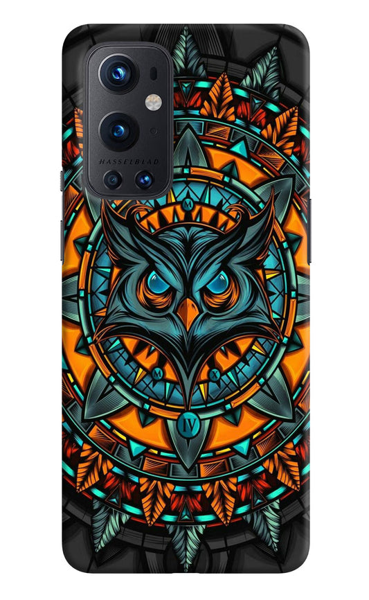 Angry Owl Art Oneplus 9 Pro Hard Case Back Cover by Casekaro
