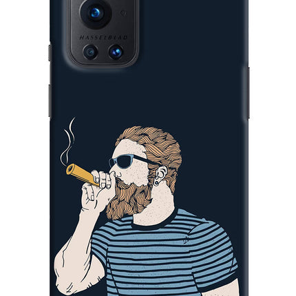 Smoking Oneplus 9 Pro Hard Case Back Cover by Casekaro