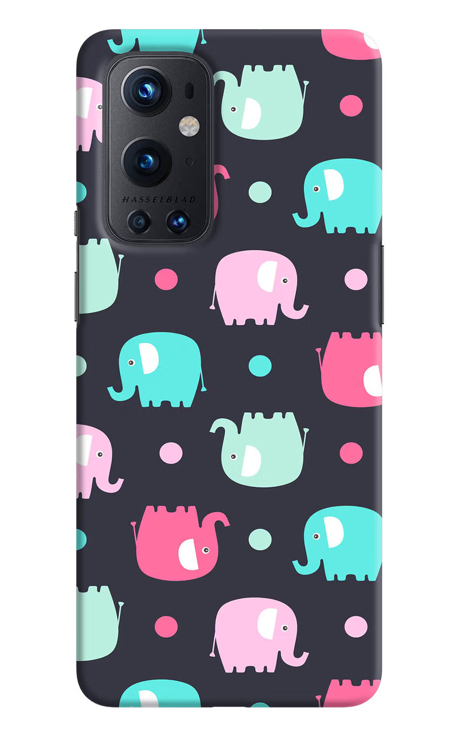 Elephants Oneplus 9 Pro Back Cover, Hard case
