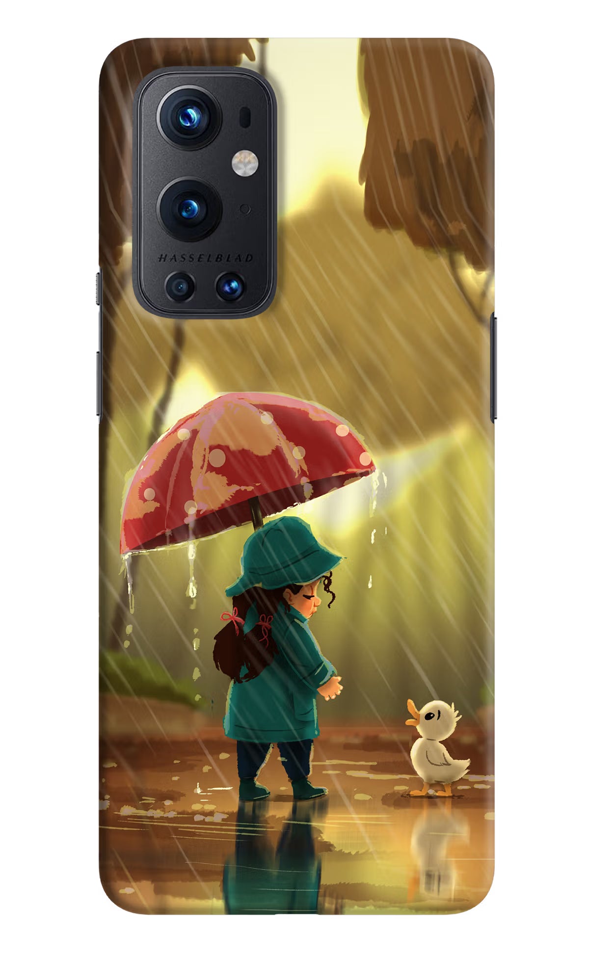 Rainy Day Oneplus 9 Pro Hard Case Back Cover by Casekaro