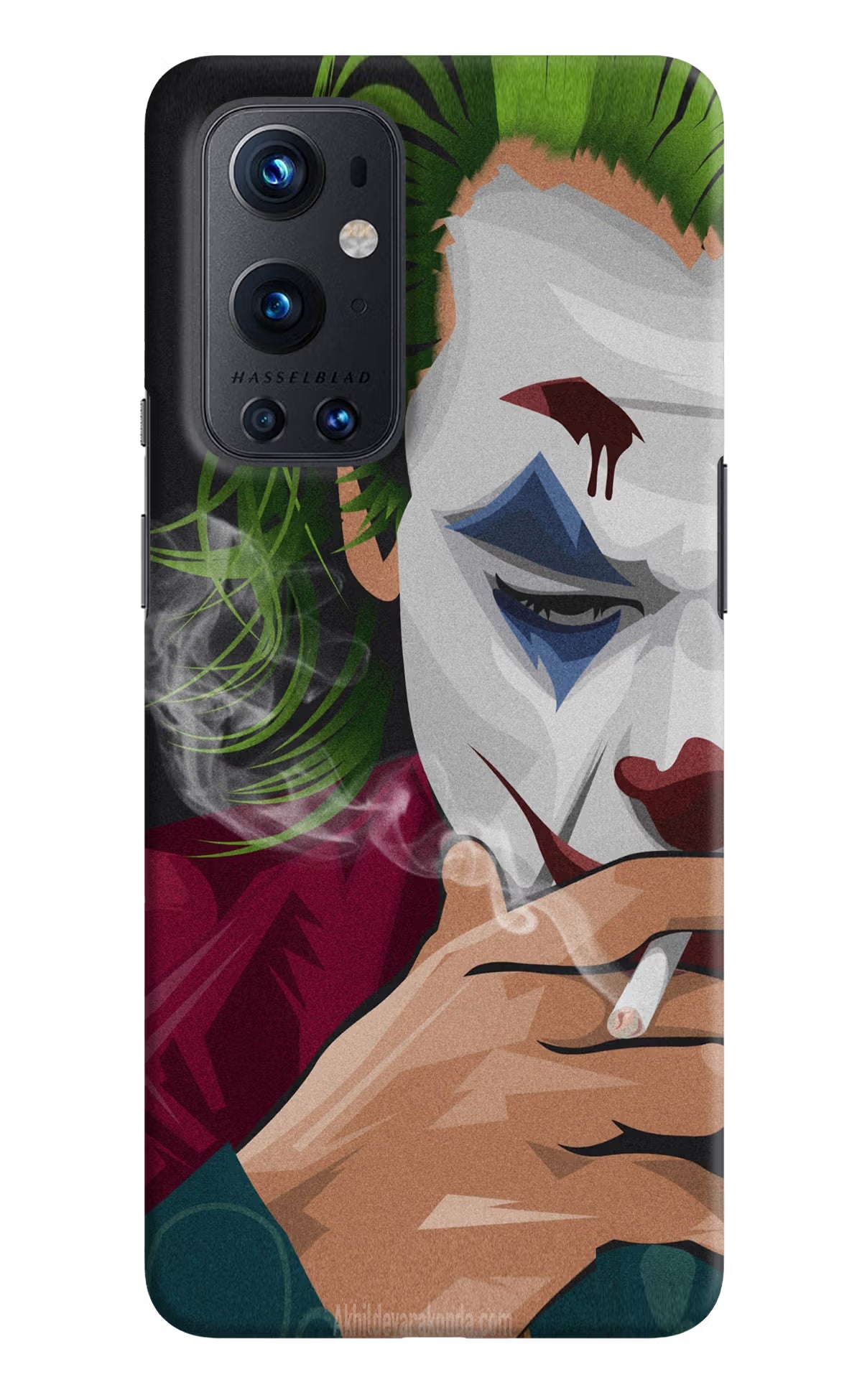 Joker Smoking Oneplus 9 Pro Hard Case Back Cover by Casekaro