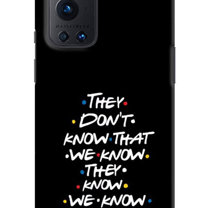FRIENDS Dialogue Oneplus 9 Pro Hard Case Back Cover by Casekaro