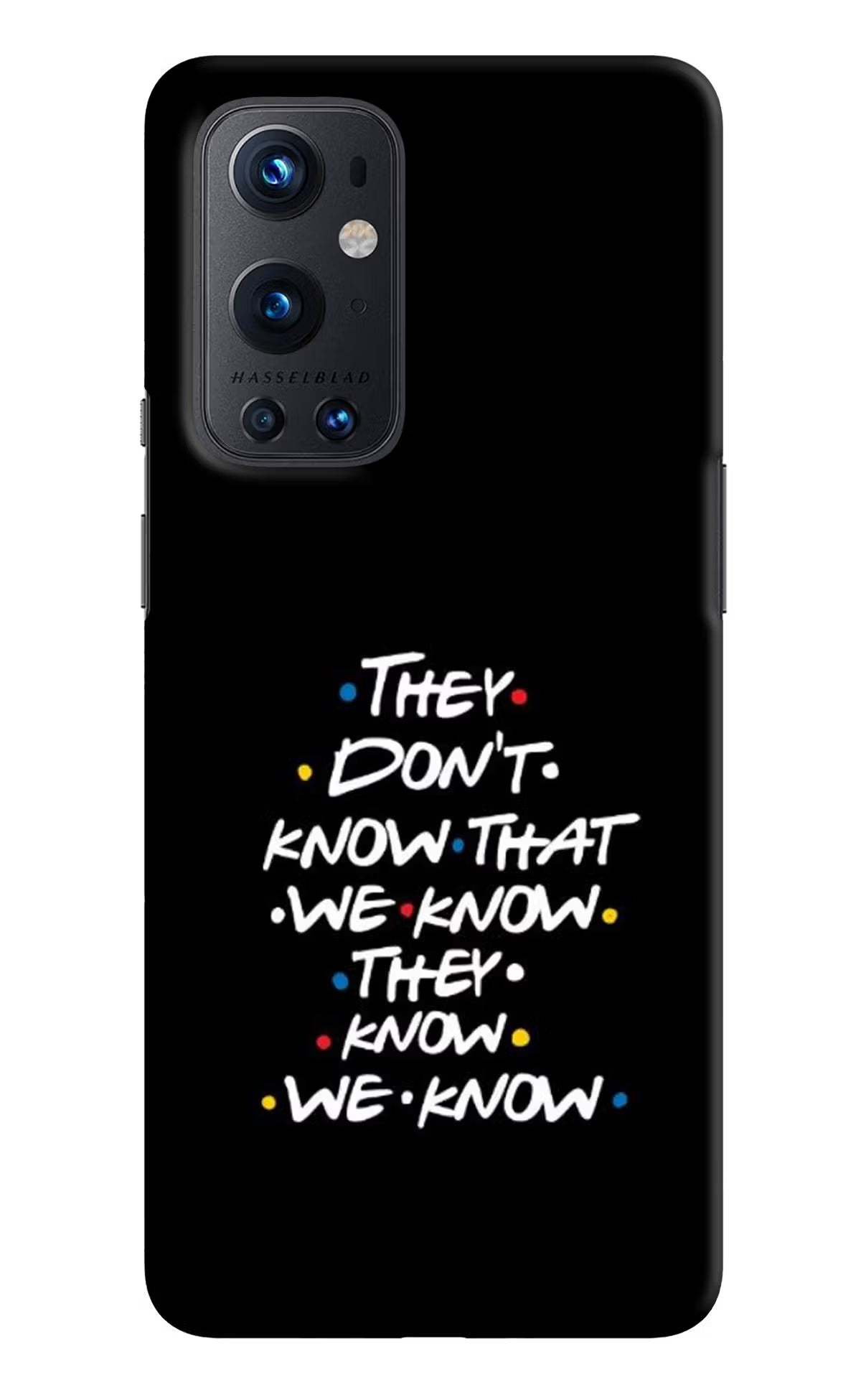 FRIENDS Dialogue Oneplus 9 Pro Hard Case Back Cover by Casekaro