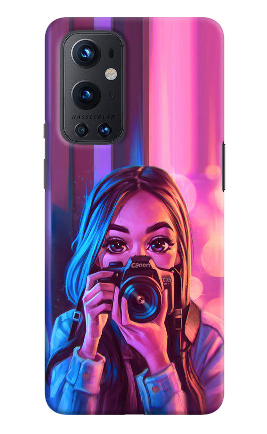 Girl Photographer Oneplus 9 Pro Hard Case Back Cover by Casekaro