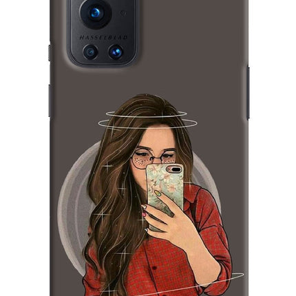 Selfie Queen Oneplus 9 Pro Hard Case Back Cover by Casekaro