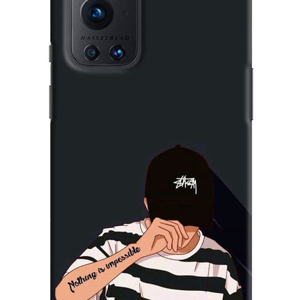 Aesthetic Boy Oneplus 9 Pro Hard Case Back Cover by Casekaro