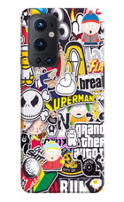 Sticker Bomb Oneplus 9 Pro Hard Case Back Cover by Casekaro