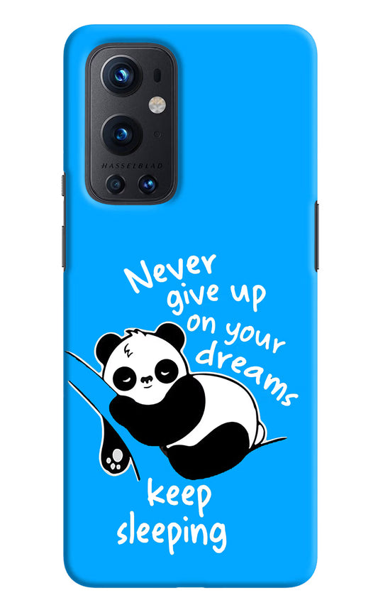 Keep Sleeping Oneplus 9 Pro Hard Case Back Cover by Casekaro