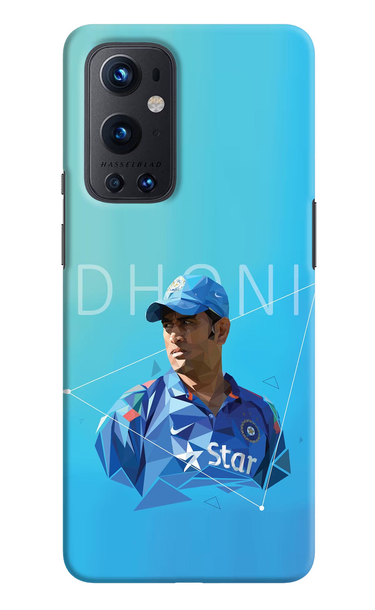 Dhoni Artwork Oneplus 9 Pro Hard Case Back Cover by Casekaro