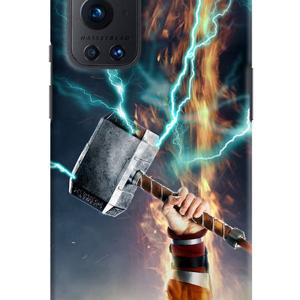 Thor Hammer Mjolnir Oneplus 9 Pro Hard Case Back Cover by Casekaro