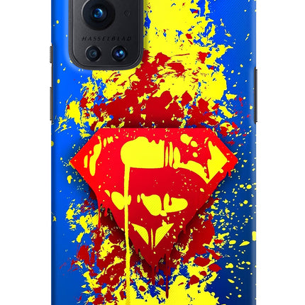 Superman logo Oneplus 9 Pro Hard Case Back Cover by Casekaro