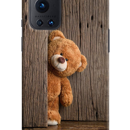 Teddy Wooden Oneplus 9 Pro Hard Case Back Cover by Casekaro