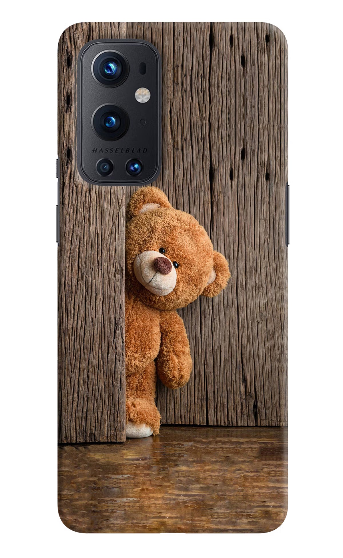 Teddy Wooden Oneplus 9 Pro Hard Case Back Cover by Casekaro