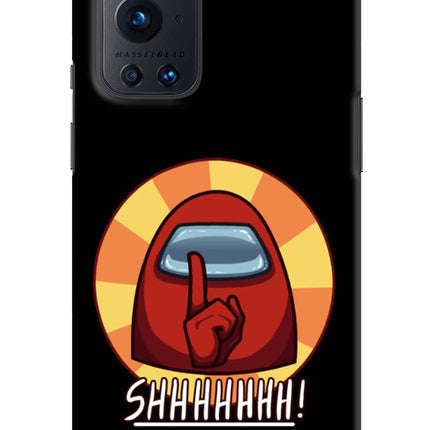 Among Us Shhh! Oneplus 9 Pro Hard Case Back Cover by Casekaro