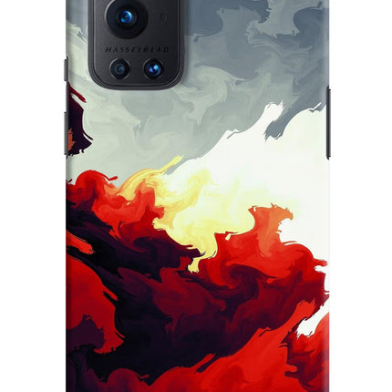 Fire Cloud Oneplus 9 Pro Hard Case Back Cover by Casekaro
