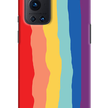 Rainbow Oneplus 9 Pro Hard Case Back Cover by Casekaro