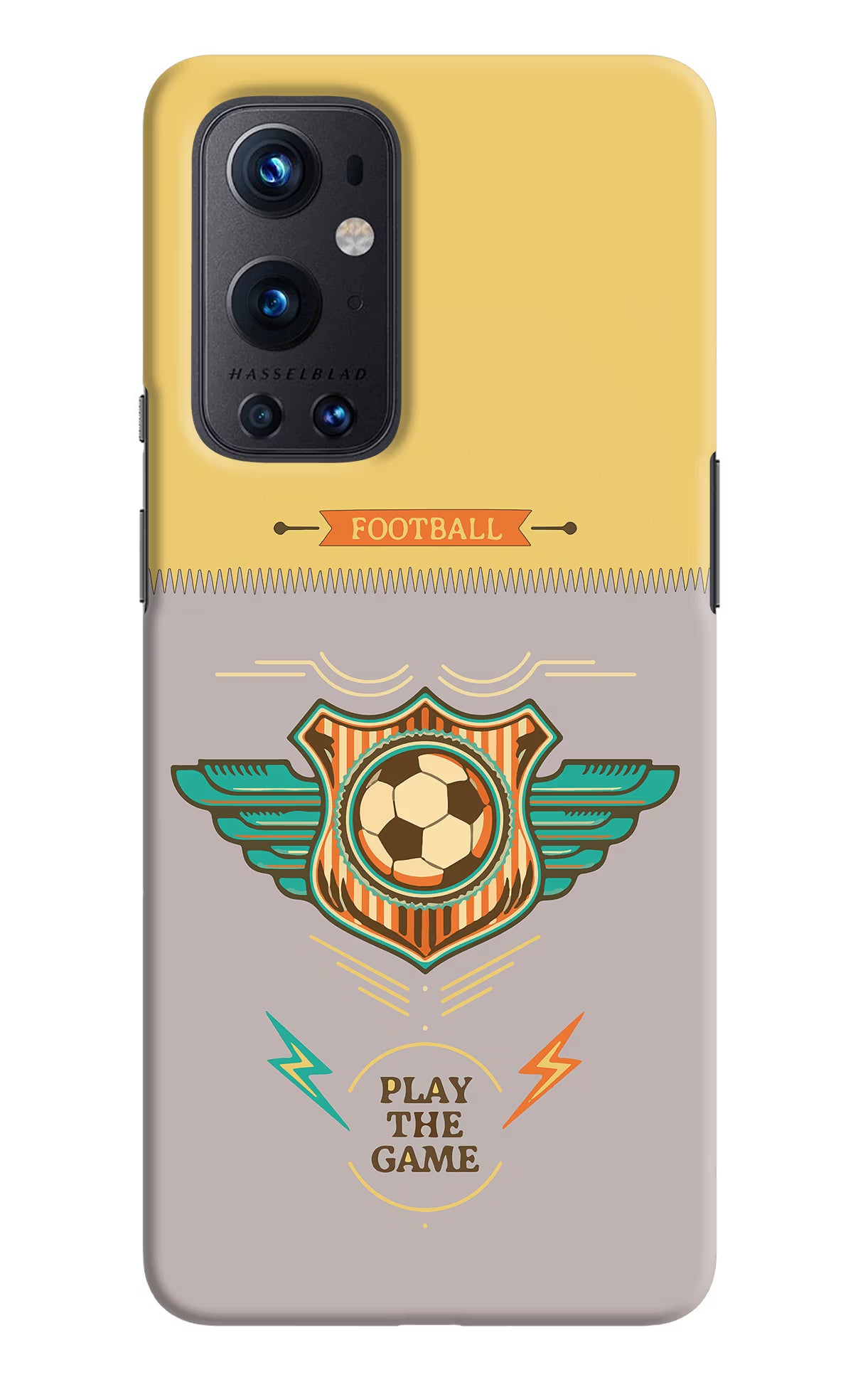 Football Oneplus 9 Pro Hard Case Back Cover by Casekaro