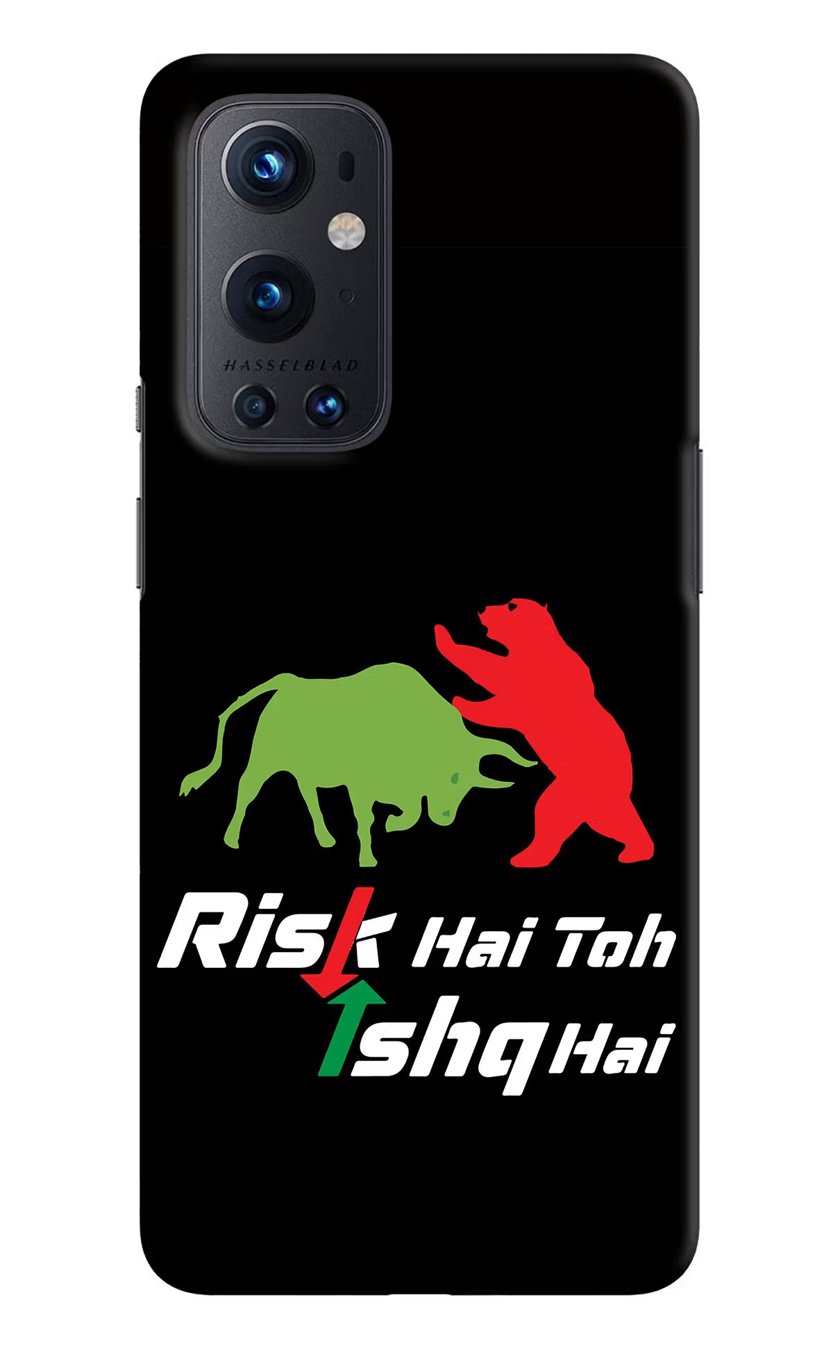 Risk Hai Toh Ishq Hai Oneplus 9 Pro Hard Case Back Cover by Casekaro