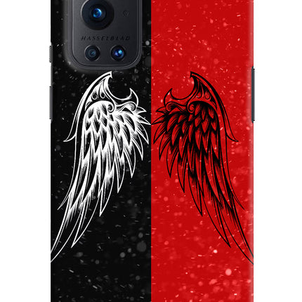 Wings Oneplus 9 Pro Hard Case Back Cover by Casekaro