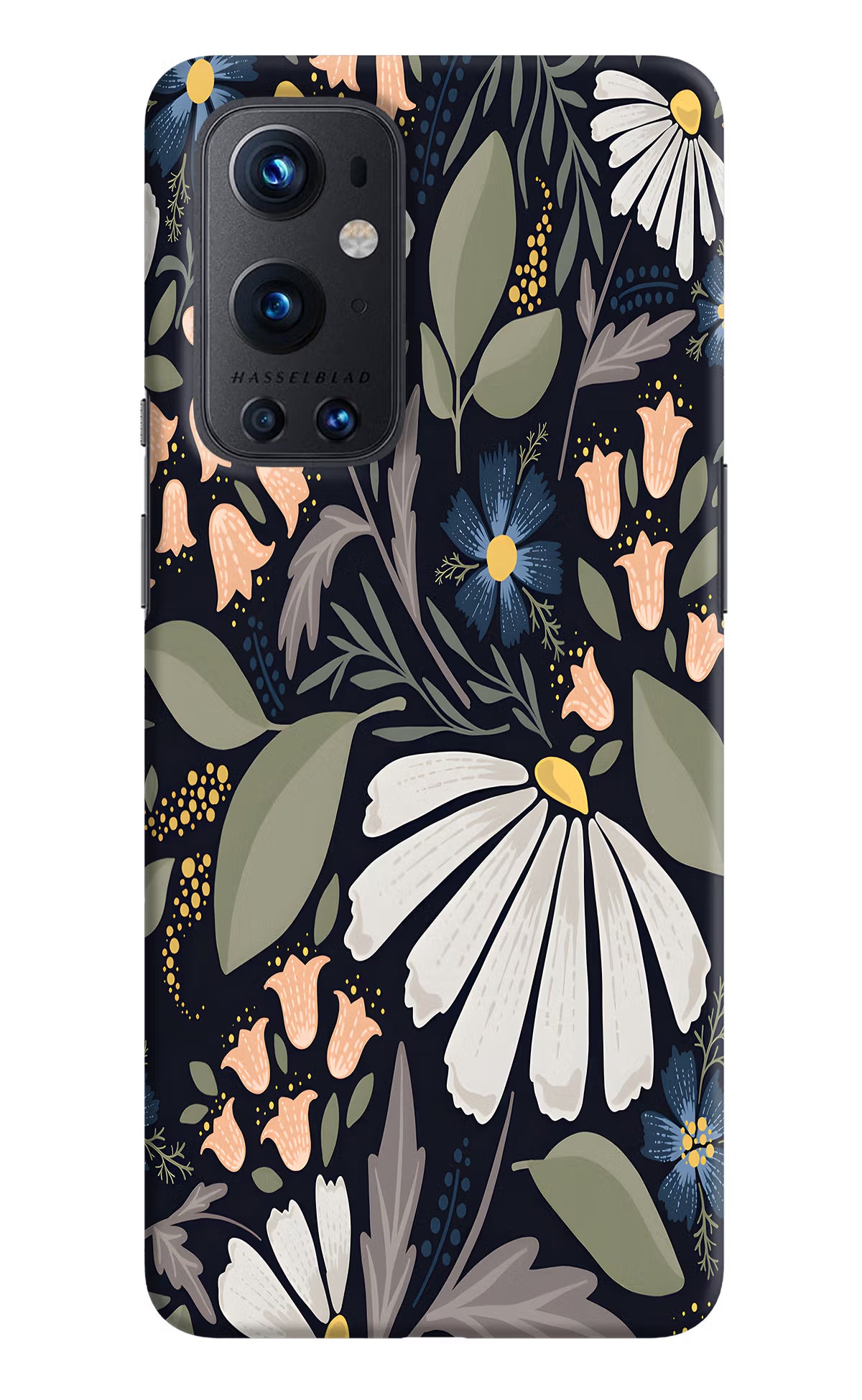 Flowers Art Oneplus 9 Pro Hard Case Back Cover by Casekaro