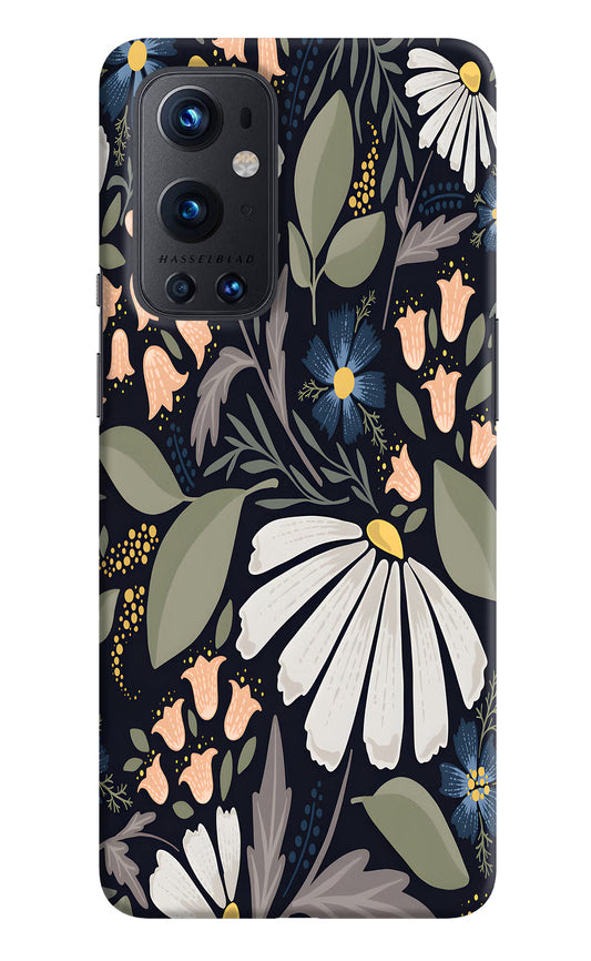Flowers Art Oneplus 9 Pro Hard Case Back Cover by Casekaro
