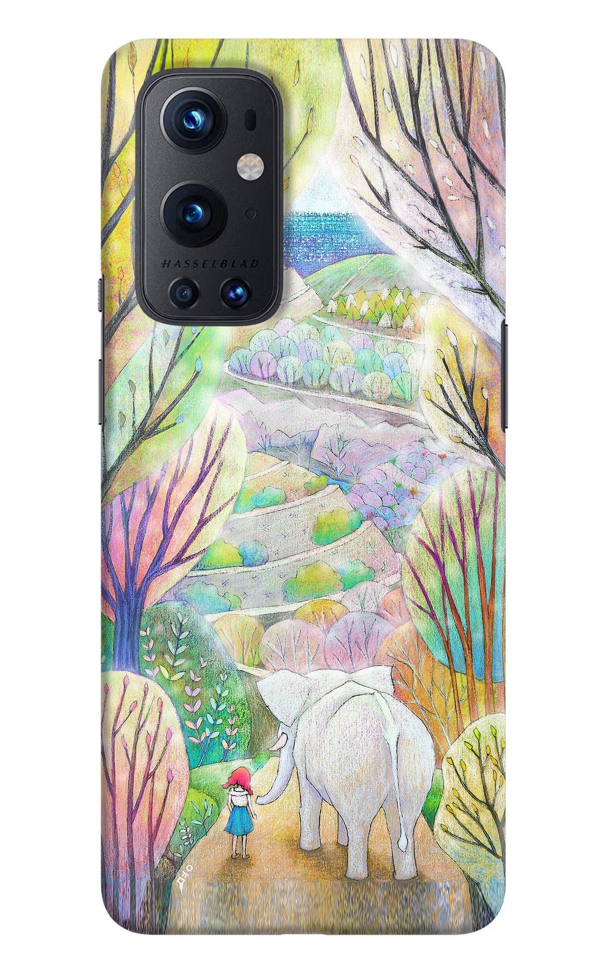 Nature Painting Oneplus 9 Pro Hard Case Back Cover by Casekaro