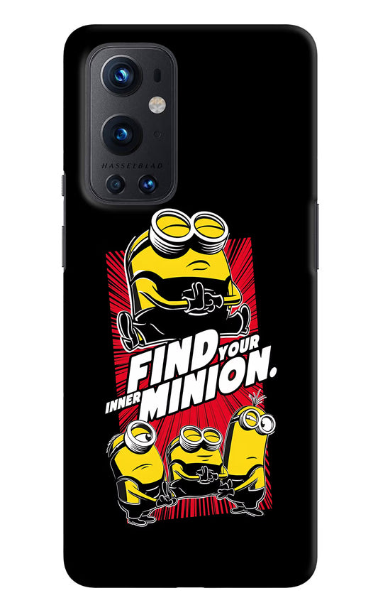 Find your inner Minion Oneplus 9 Pro Hard Case Back Cover by Casekaro