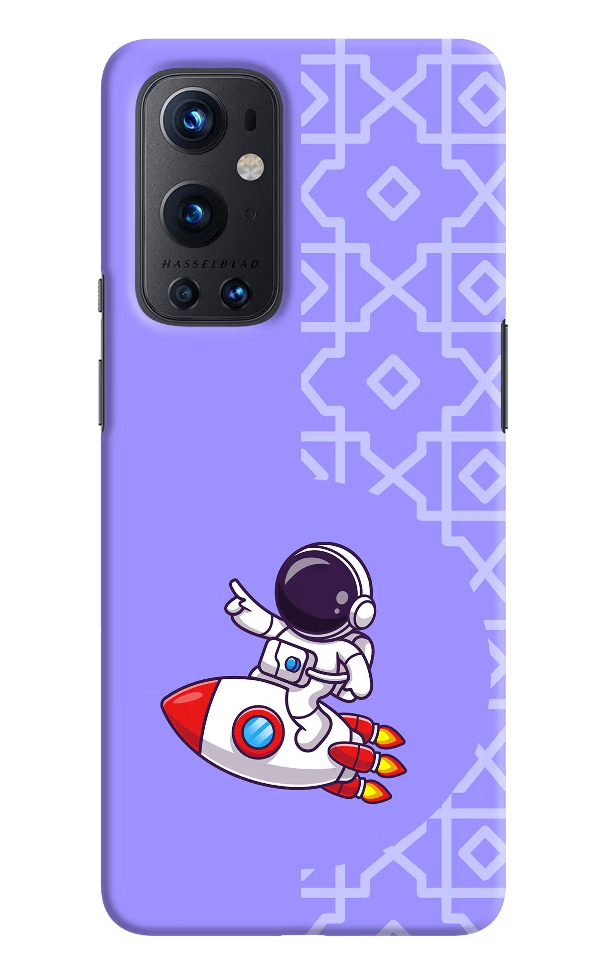 Cute Astronaut Oneplus 9 Pro Hard Case Back Cover by Casekaro
