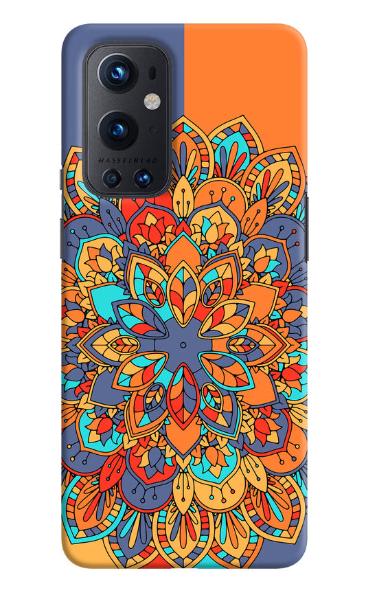 Color Mandala Oneplus 9 Pro Hard Case Back Cover by Casekaro